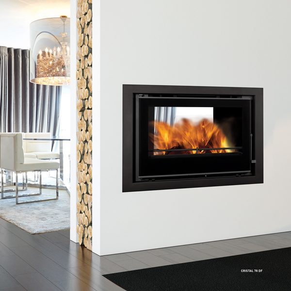 Crystal 78 Double Sided Inset Stove