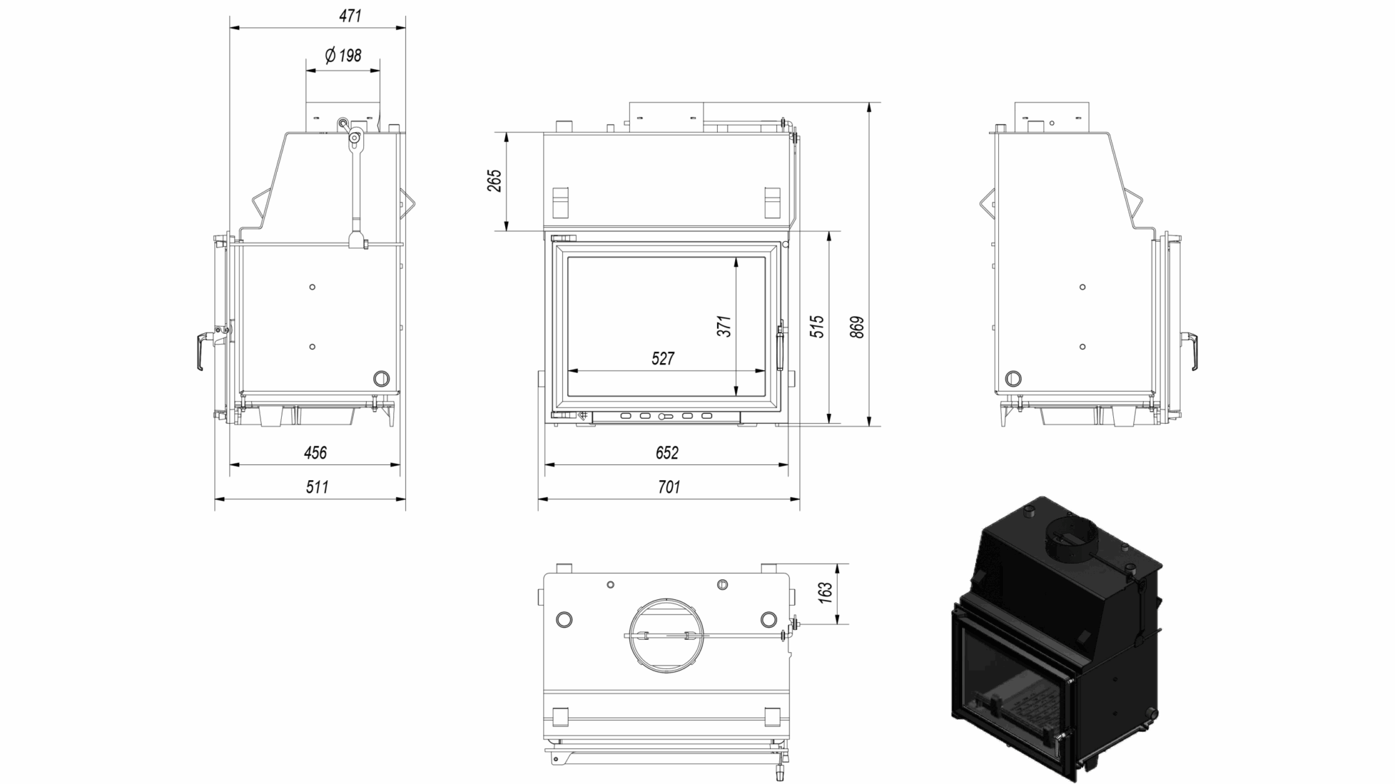 Water fireplace ZUZIA PW 15 - Image 2