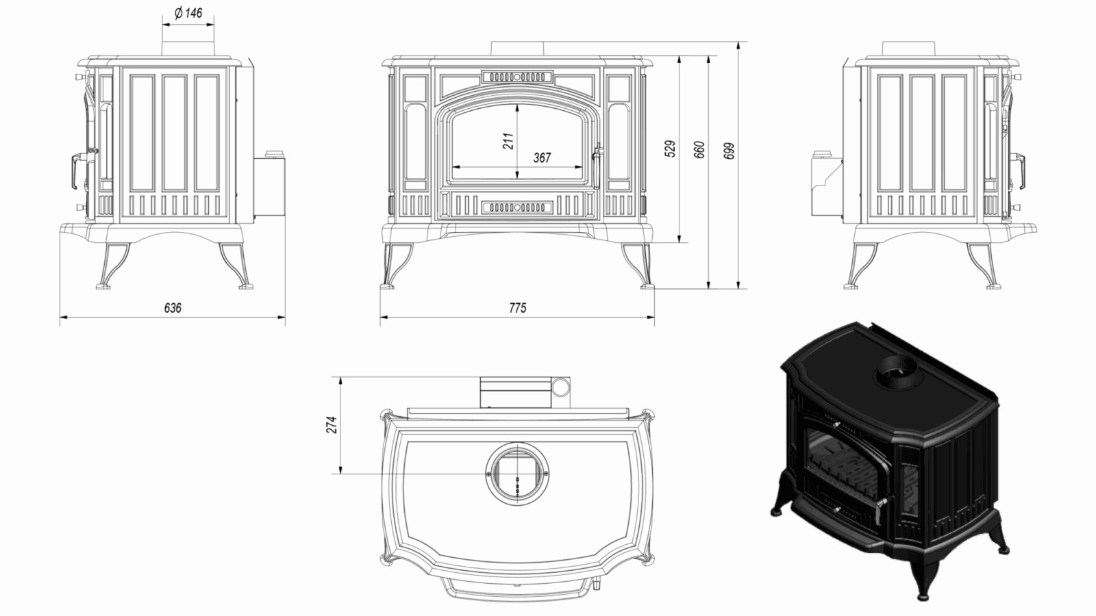 KOZA K9 Ø 150 with Turbofan - Image 2