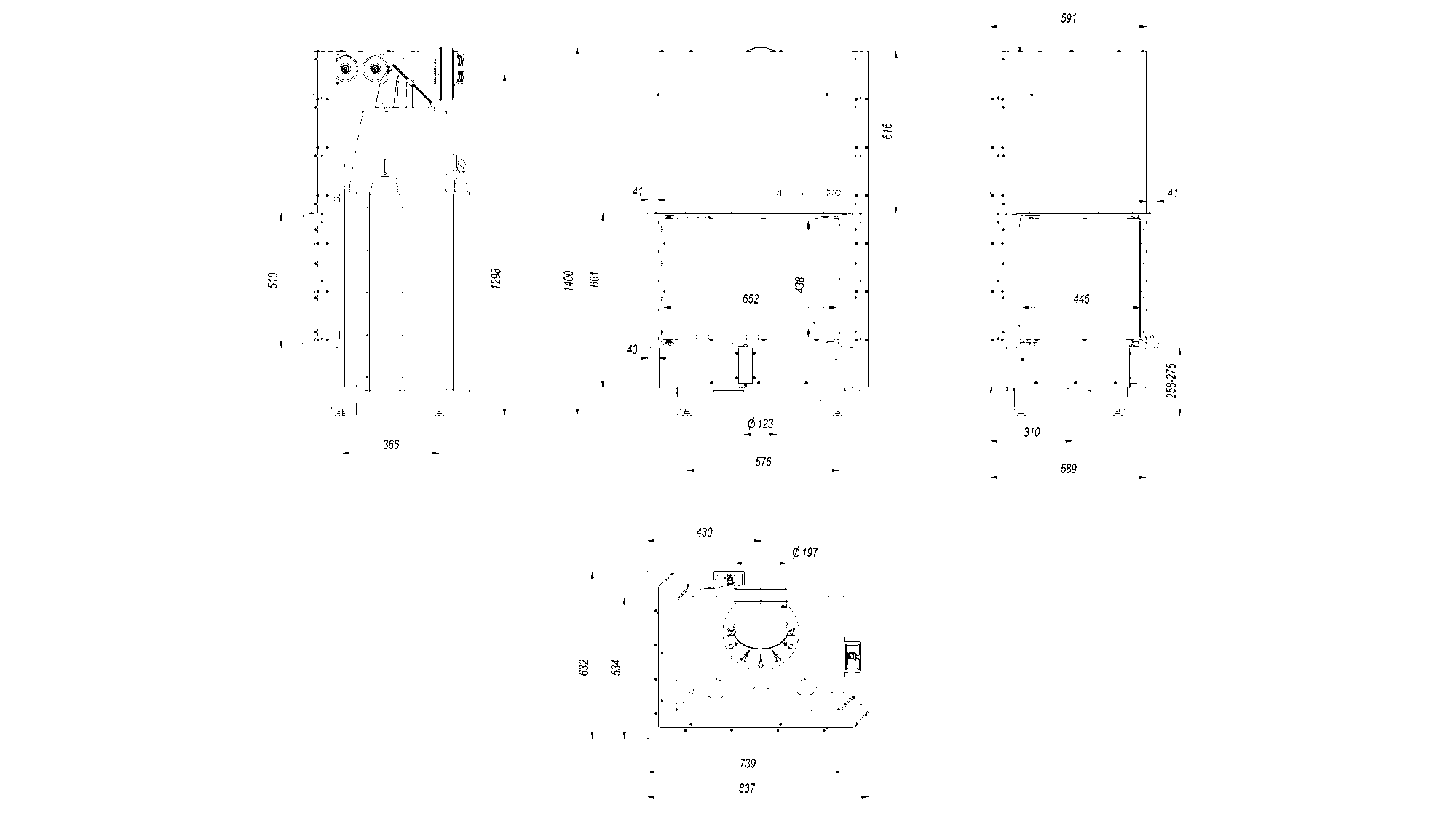 MBZ 13 left BS guillotine bent glass - Image 2