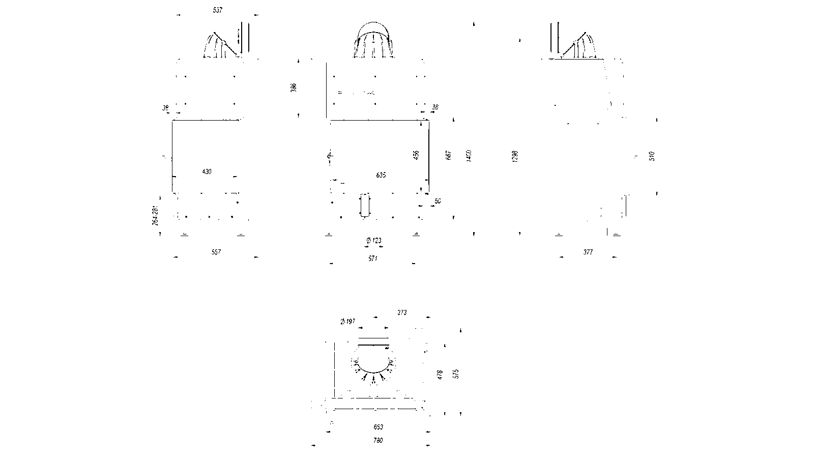 MBZ 13 right BS bent glass - Image 2